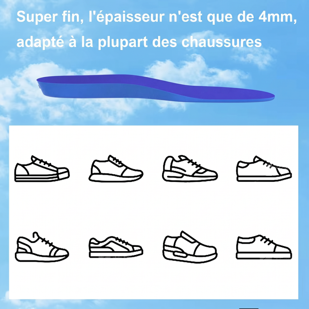 Care My™  Semelles AirTag Enfant Suivi Discret & Sécurité Invisible