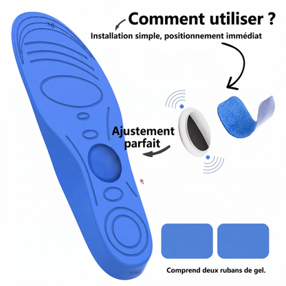 Care My™  Semelles AirTag Enfant Suivi Discret & Sécurité Invisible